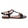 SANDALO IN VITELLO SITON 2302 NERO