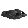 F-MODE LEATHER CROSS SLIDES FIT FLOP FW5 090