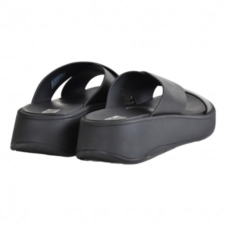 F-MODE LEATHER CROSS SLIDES FIT FLOP FW5 090