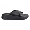 F-MODE LEATHER CROSS SLIDES FIT FLOP FW5 090