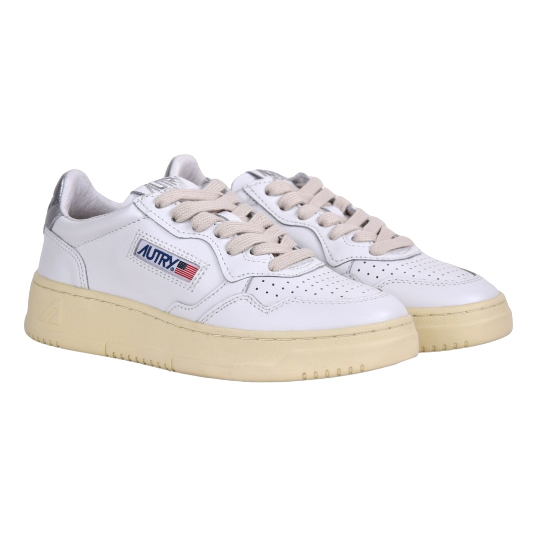 SNEAKERS AUTRY AULWLL05 WHT/SILVER