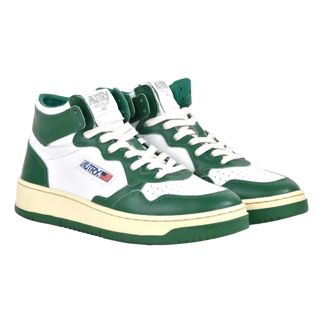 SNEAKERS AUTRY AUMMWB03 WHT/GREEN