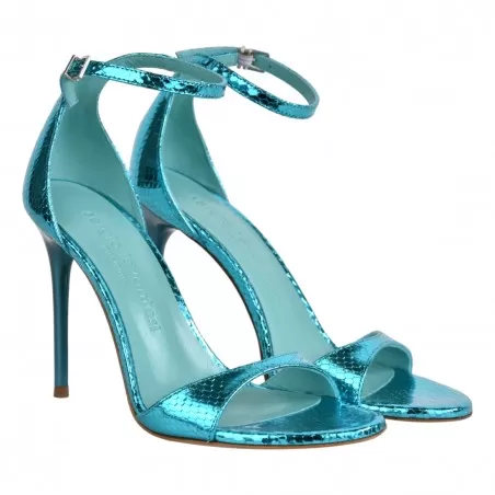 SANDALO CON CINTURINO SERGIO LEVANTESI RAVE TURQUOIS