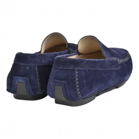 MOCASSINO DAN COLLE CAMOSCIO LA PARIGINA 114VELOUR BLU