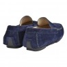 MOCASSINO DAN COLLE CAMOSCIO LA PARIGINA 114VELOUR BLU