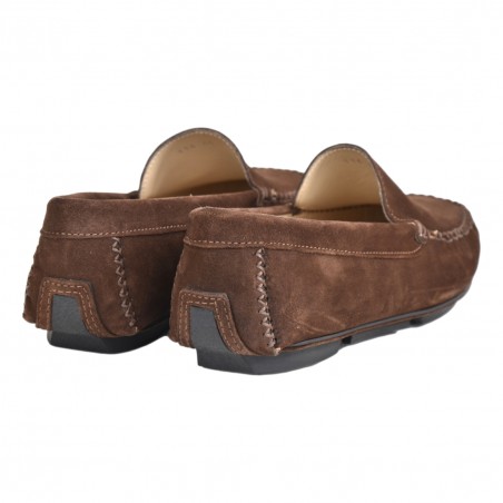 MOCASSINO DAN COLLE CAMOSCIO LA PARIGINA 114VELOUR T.MORO