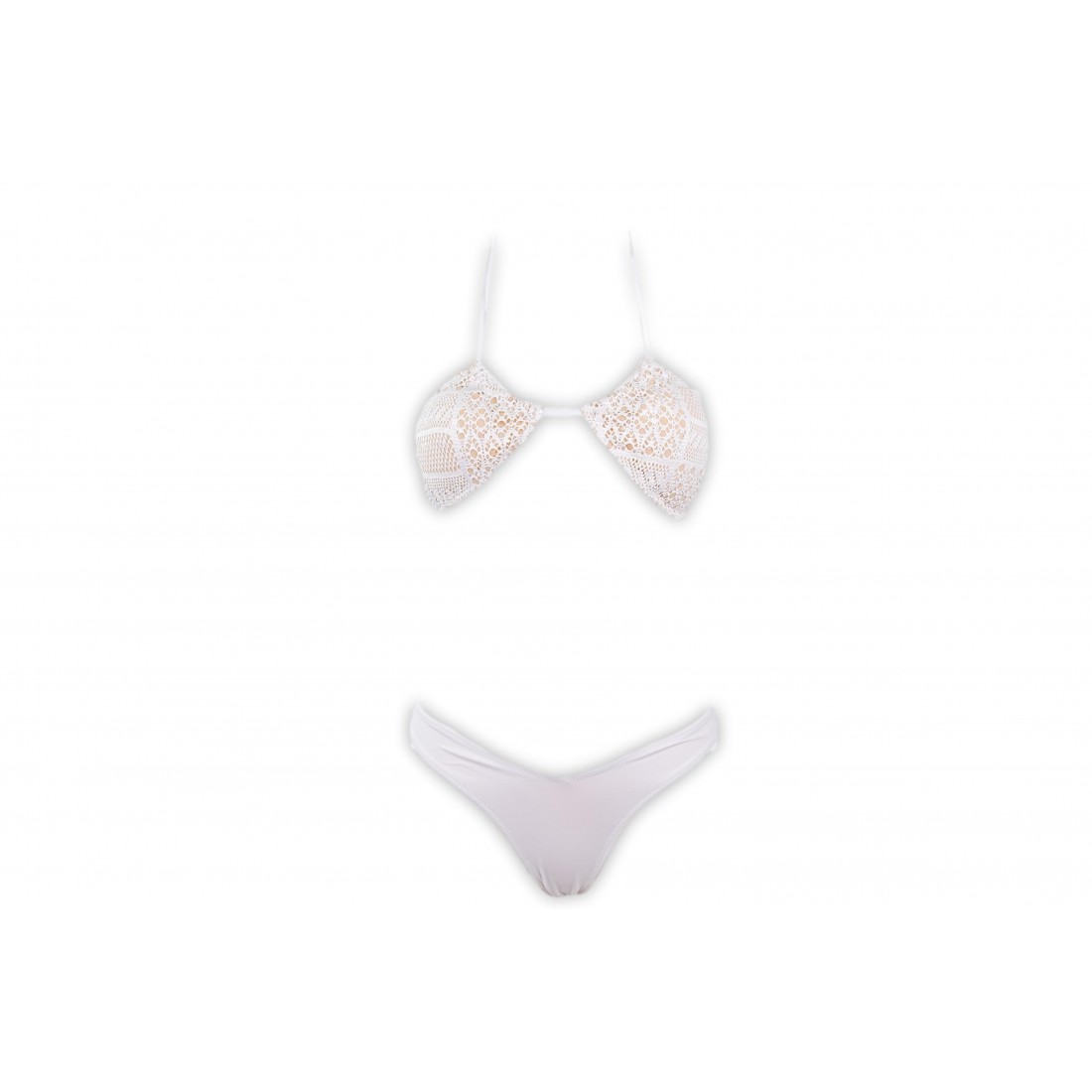 BIKINI FASCIA LECCETTI E SLIP V SHINY LACE 4GIVENESS FGBW1758 200