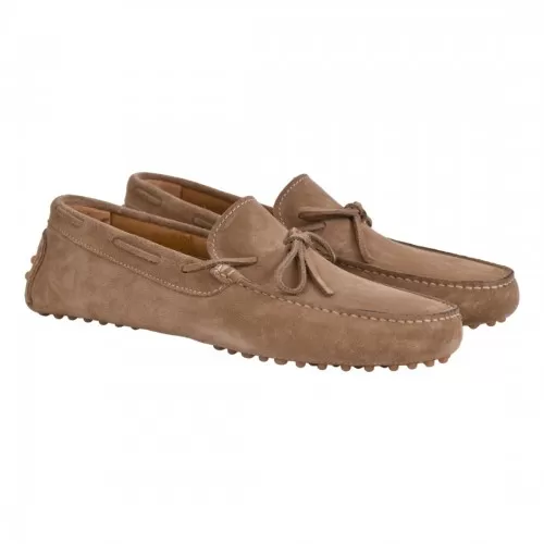 MOCASSINO CAMOSCIO LA PARIGINA 350 TAUPE