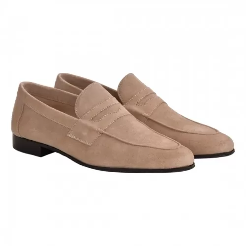 MOCASSINO CAMOSCIO / LA PARIGINA CARSONSUEDE TAUPE