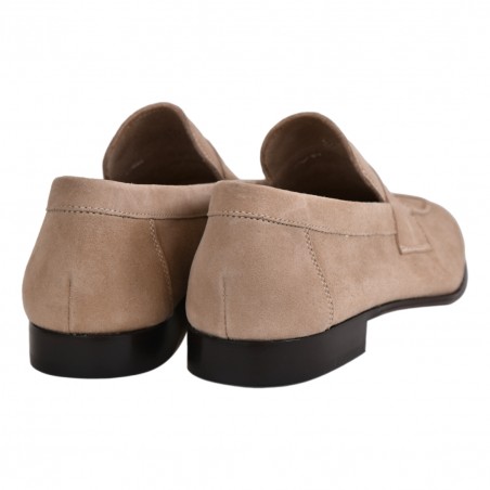 MOCASSINO CAMOSCIO / LA PARIGINA CARSONSUEDE TAUPE
