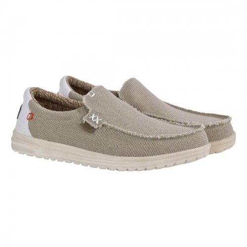 MOCASSINO TESSUTO HEY DUDE MIKKABRAIDED WHITE