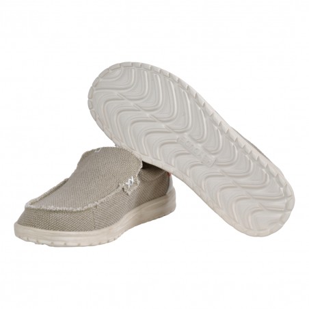 MOCASSINO TESSUTO HEY DUDE MIKKABRAIDED WHITE