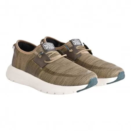 SNEAKERS TESSUTO HEY DUDE SIROCCO BEIGE