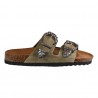CIABATTA  IN CAMOSCIO KBR SHOES TOKIO JUNGLE