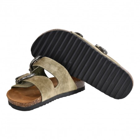 CIABATTA  IN CAMOSCIO KBR SHOES TOKIO JUNGLE