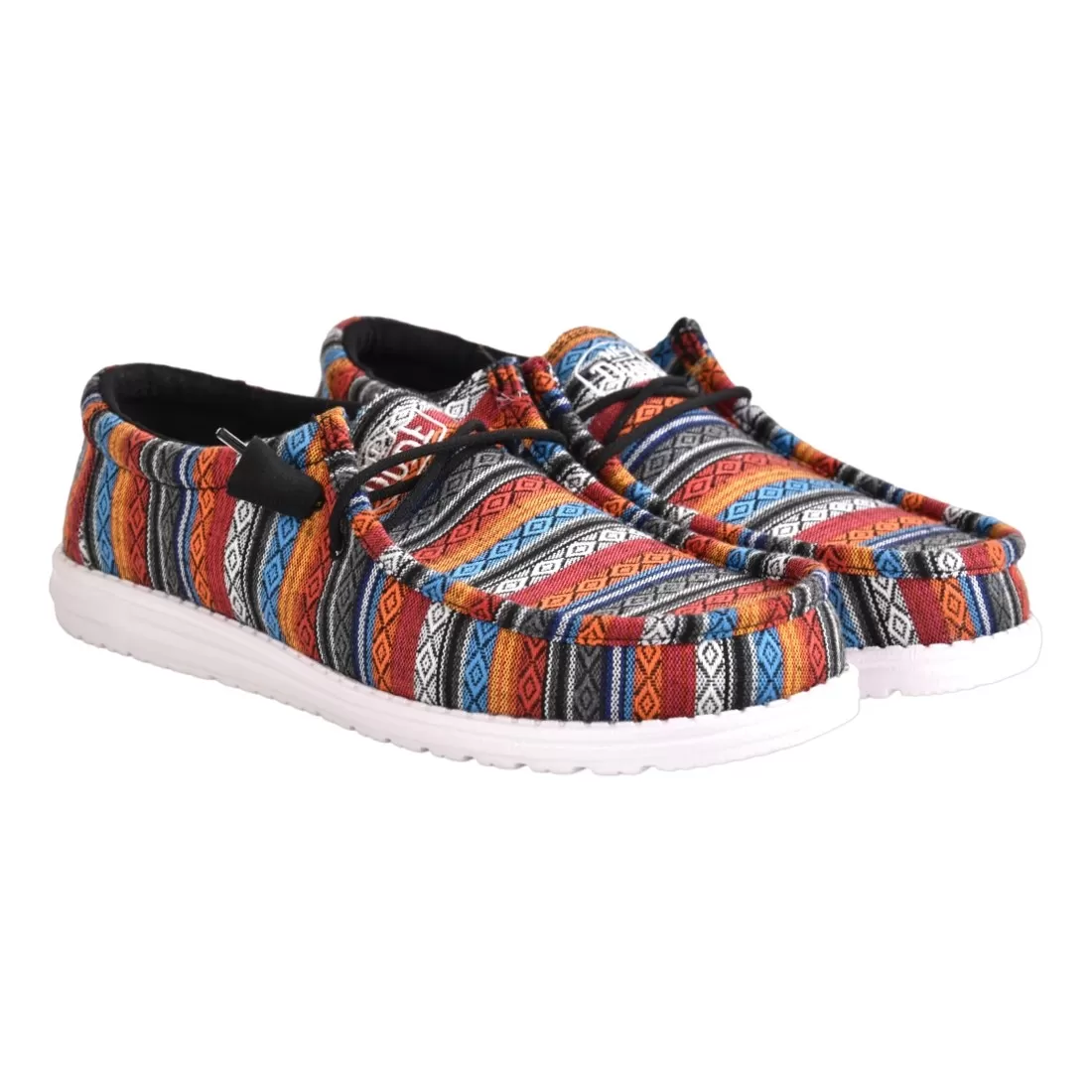 MOCASSINO LACCI IN TESSUTO HEY DUDE WALLYSERAPE DESERT