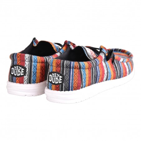 MOCASSINO LACCI IN TESSUTO HEY DUDE WALLYSERAPE DESERT