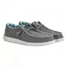 MOCASSINO LACCI IN TESSUTO HEY DUDE WALLYSOX CHARCOAL