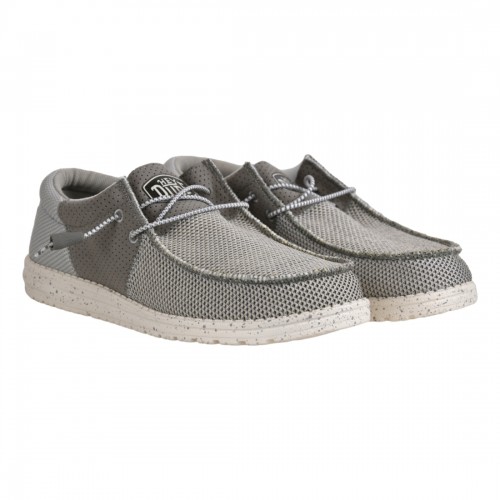 MOCASSINO LACCI IN TESSUTO HEY DUDE WALLYTRI ASH