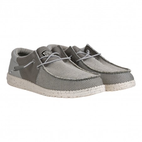 MOCASSINO LACCI IN TESSUTO HEY DUDE WALLYTRI ASH