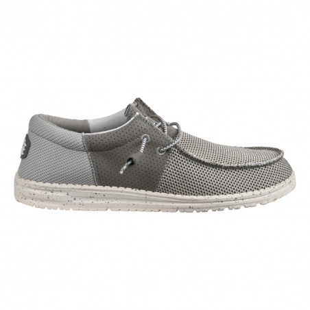 MOCASSINO LACCI IN TESSUTO HEY DUDE WALLYTRI ASH