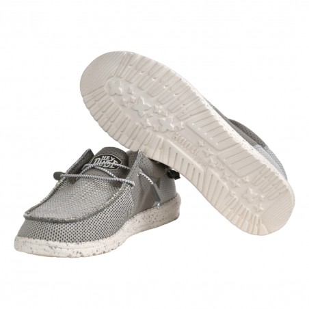 MOCASSINO LACCI IN TESSUTO HEY DUDE WALLYTRI ASH