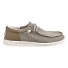 MOCASSINO LACCI IN TESSUTO HEY DUDE WALLYTRI BEIGE
