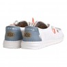 MOCASSINO LACCI IN TESSUTO HEY DUDE WENDYBOHO WHITE