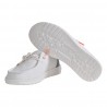 MOCASSINO LACCI IN TESSUTO HEY DUDE WENDYBOHO WHITE