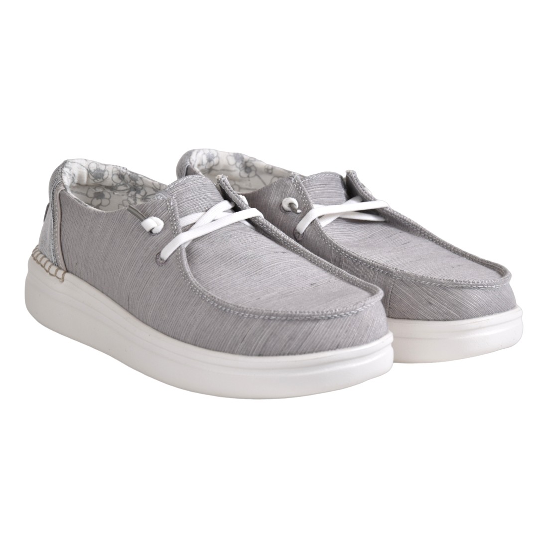 MOCASSINO LACCI IN TESSUTO HEY DUDE WENDYRISE LUNAR