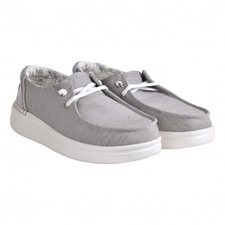 MOCASSINO LACCI IN TESSUTO HEY DUDE WENDYRISE LUNAR