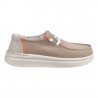 MOCASSINO LACCI IN TESSUTO HEY DUDE WENDYRISE SAND