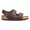SANDALO MILANO OILED LEATHER BIRKENSTOCK 034873 HABANA