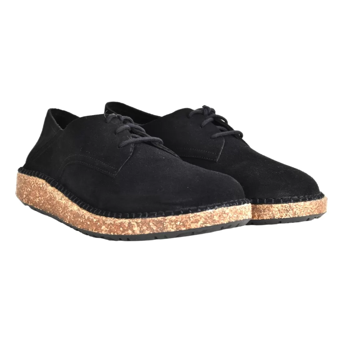 SCARPA STRINGATA GARY SUEDE BIRKENSTOCK 1013439 BLACK