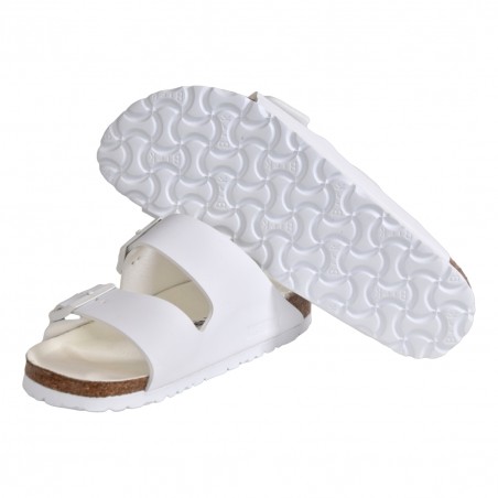 CIABATTA ARIZONA TRIPLES BIRKO FLOR BIRKENSTOCK 1019046 WHITE