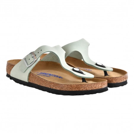 INFRADITO GIZEH SFB NUBUCK LEATHER BIRKENSTOCK 1023973 MATCHA