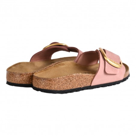 CIABATTA MADRID BIG BUCKLE NUBUCK LEATHER BIRKENSTOCK 1024039 ROSE