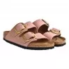 CIABATTA ARIZONA BIG BUCKLE NUBUCK LEATHER BIRKENSTOCK 1024074 ROSE