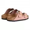 CIABATTA ARIZONA BIG BUCKLE NUBUCK LEATHER BIRKENSTOCK 1024074 ROSE