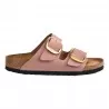 CIABATTA ARIZONA BIG BUCKLE NUBUCK LEATHER BIRKENSTOCK 1024074 ROSE