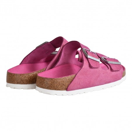 CIABATTA ARIZONA SUEDE LEATHER BIRKENSTOCK 1024218 FUCHSIA