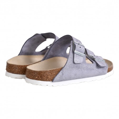 CIABATTA ARIZONA SUEDE LEATHER BIRKENSTOCK 1024248 PURPLE