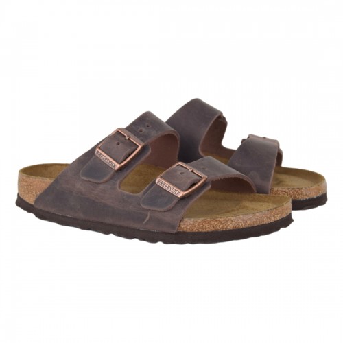 CIABATTA ARIZONA OILED LEATHER BIRKENSTOCK 452763 HABANA