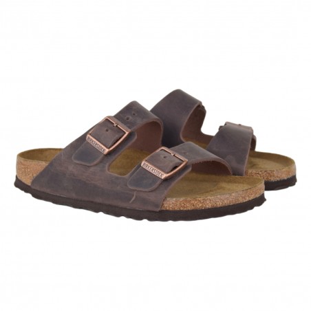 CIABATTA ARIZONA OILED LEATHER BIRKENSTOCK 452763 HABANA