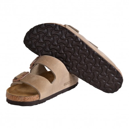 CIABATTA ARIZONA OILED LEATHER BIRKENSTOCK 552813 TABACCO