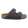 CIABATTA ARIZONA OILED LEATHER BIRKENSTOCK 752483 BLACK