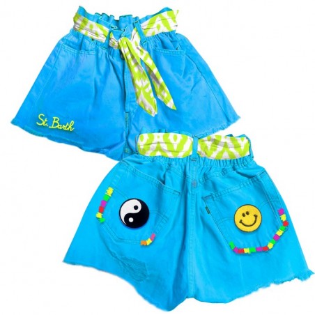 DENIM SHORTS 25 HIPPY SMILE KASURI 71 MC2 SAINT BARTH ARIZONA 07578D