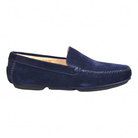 MOCASSINO DAN COLLE CAMOSCIO LA PARIGINA 114VELOUR BLU