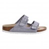 CIABATTA ARIZONA SUEDE LEATHER BIRKENSTOCK 1024248 PURPLE
