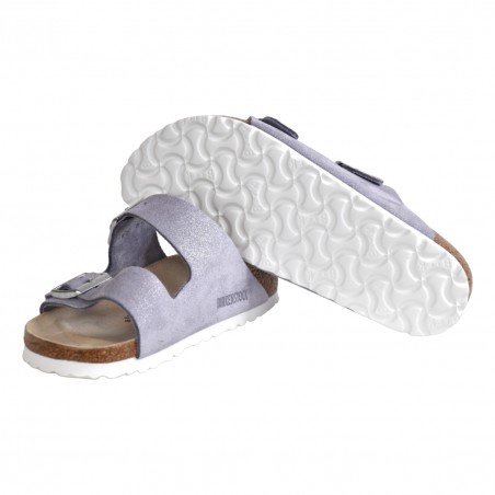 CIABATTA ARIZONA SUEDE LEATHER BIRKENSTOCK 1024248 PURPLE